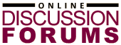 Online Discussion Forums