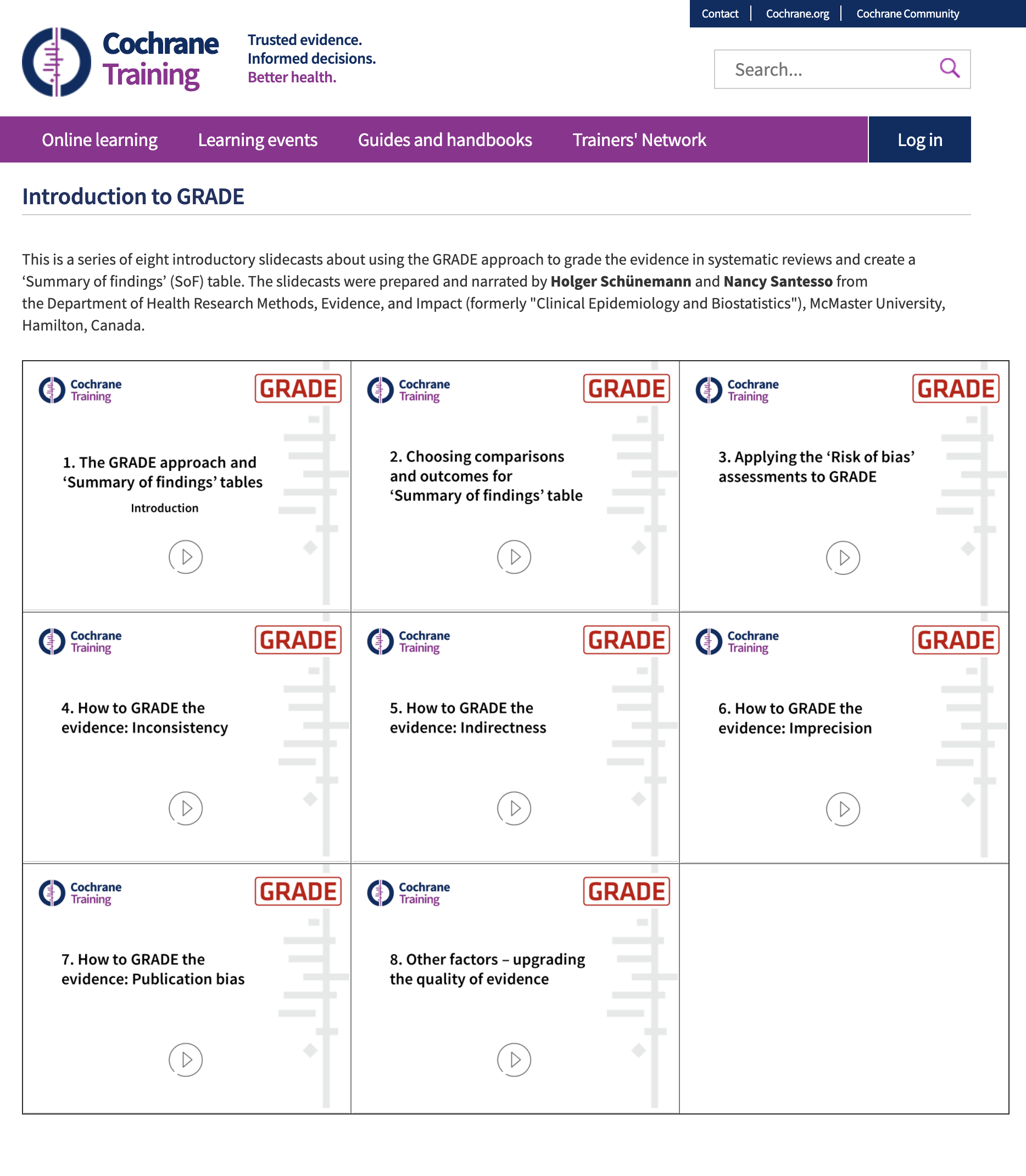 GRADE: An Emerging Consensus on Rating Quality of Evidence and Strength of Recommendations