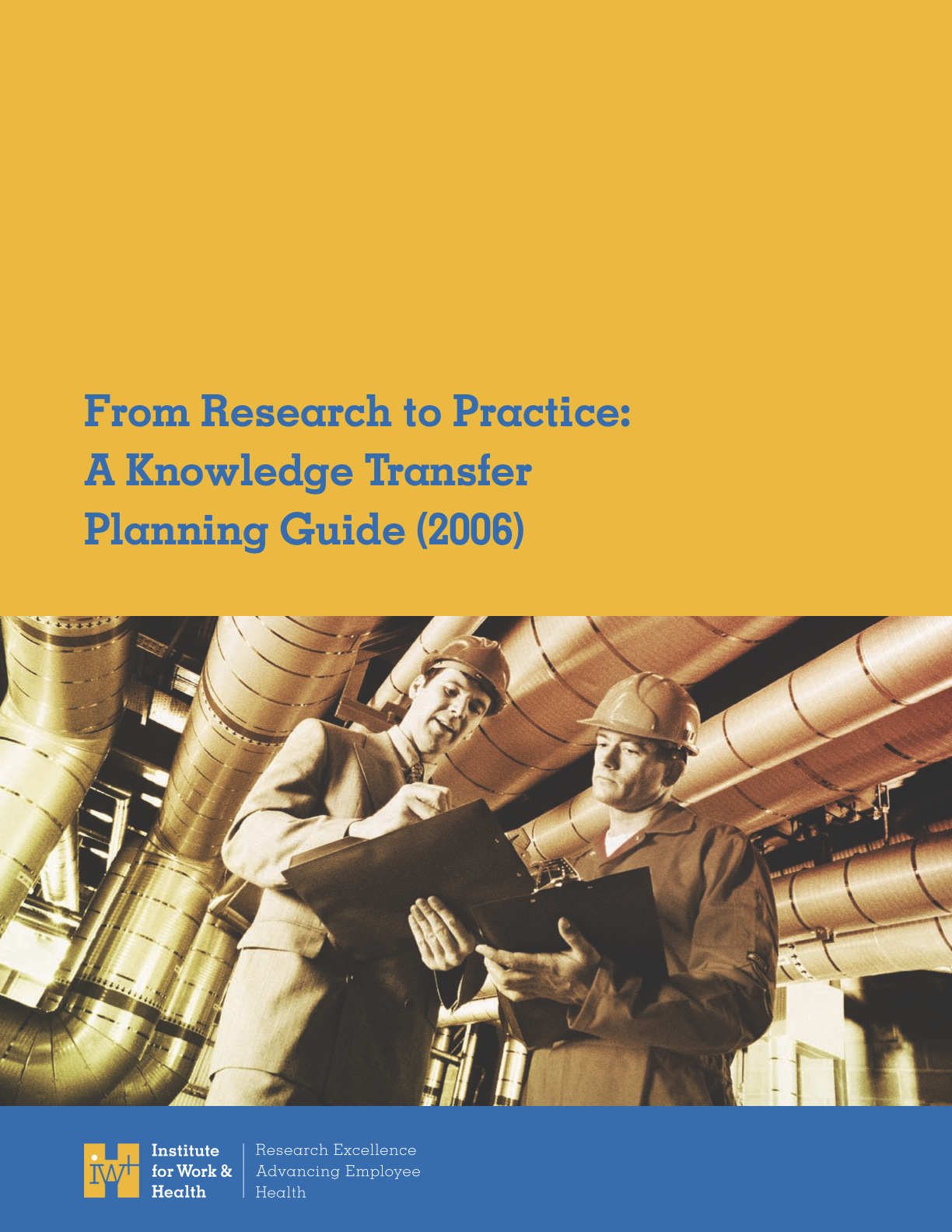 From Research to Practice: A Knowledge Transfer Planning Guide and Worksheets