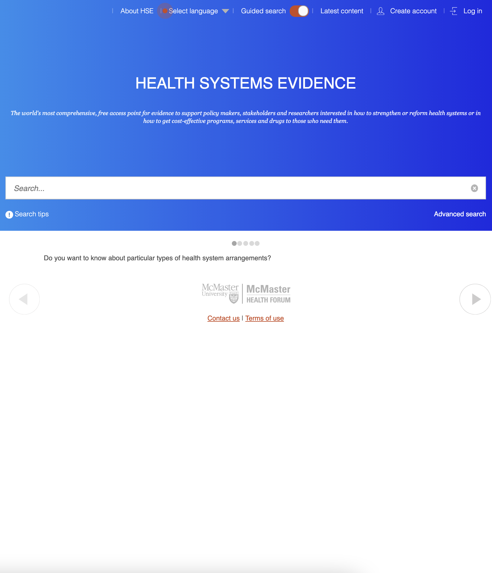 Health Systems Evidence