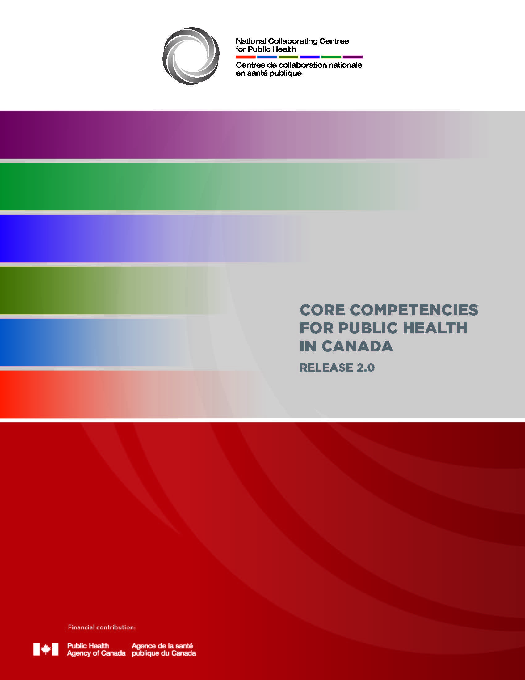 An image showing the 'Core Competencies for Public Health in Canada' document
